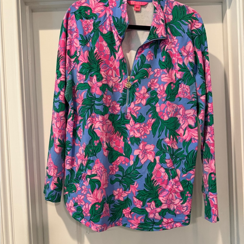 Lilly Pulitzer popover in Pink cerise Sunset